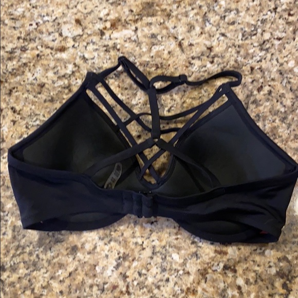 PINK Strappy Front T-Back Bikini Top - Picture 4 of 7